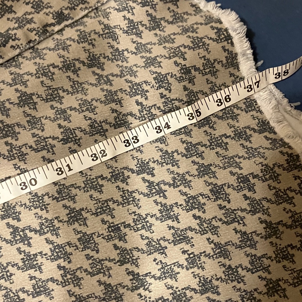 Rare houndstooth pattern Just Float on Printed Flare Jeans size 28 - Picture 10 of 10